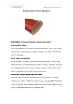 BSTFLEX silicone fiberglass Economic Fire Sleeve for hydraulic hoses high temperature protection-1