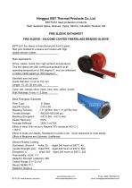 BSTFLEX silicone fiberglass fire sleeve datasheet-1
