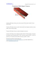 BSTFLEX thermal protection Firesleeve With Zipper Closure-1