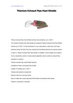 BSTFLEX Titanium Exhaust Pipe Heat Shields-1