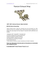 BSTFLEX Titanium Exhaust Wrap heatwrap-1