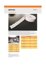Fireproof high temperature resistant ceramic fiber tape-1