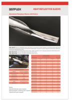 Heat protective aluminum glass fiber sleeve with hook and loop-1
