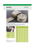 High temperature resistant basalt fiber braided sleeve for hose and cable-1