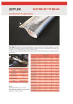 Sewn aluminum fiberglass heat reflective sleeve-1
