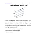 Stainless steel locking ties-1