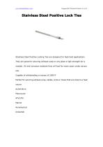 Stainless Steel Positive Lock Ties-1