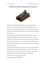 Titanium Spark Plug Boot Protector-1