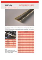 Wire harness protective aluminum aramid heat reflective sleeve-1