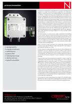 CRESSTO - N series - datasheet - pressure transmitter - 1