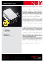 CRESSTO Z-JB - datasheet - Ex pressure transmitter-1