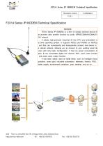 F2X14 Low Power Consumption M2M Cellular IP MODEM - 1