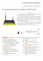 F3234 Industrial m2m 4G CDMA ROUTER - 1