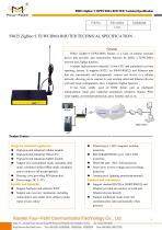 F8825 ZigBee+LTE&WCDMA ROUTER SPECIFICATION - 1