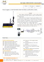 F8A25 ZigBee+LTE&EVDO ROUTER SPECIFICATION - 1