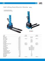 Self Lifting Semi-Electric Stacker - 1