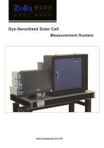 Dye-Sensitized Solar Cell Measurement System - 1