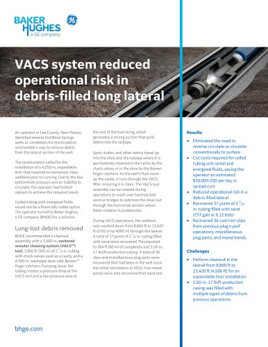 VACS system reduced operational risk in debris-filled long lateral