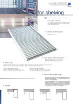 Gratings for shelving - 1