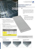 Stainless steel and aluminium gratings-1