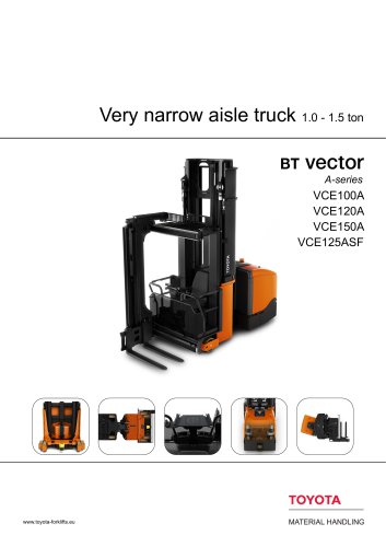 Very narrow aisle truck 1.0 - 1.5 ton