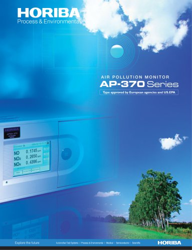 AP-370 Series Brochure - HORIBA STEC - PDF Catalogs | Technical  Documentation | Brochure