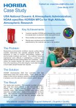 USA National Oceanic & Atmospheric Administration; NOAA specifies HORIBA MFCs for High Altitude Atmospheric Research - 1