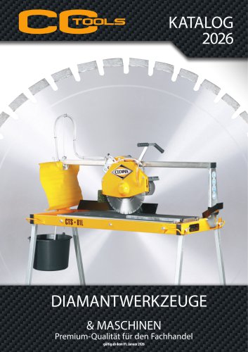 CC-Tools Diamond Tools Catalogue