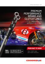 PREMIUM PERFORMANCE BRAKE AND CLUTCH LINES MOTORCYCLE APPLICATION GUIDE - 1