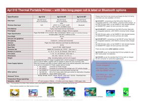 Ap1310 Thermal Portable Printer - 2