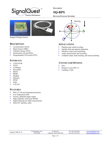 SQ-RPS Rugged Package Sensors