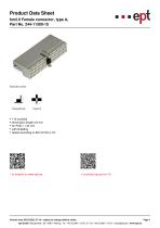 hm2.0 Female connector, type A, Part No. 244-11300-15