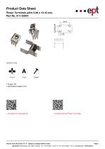 Power Terminals pitch 5.08 x 10.16 mm, Part No. 911-32004