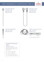 Catalogue lighting industry: cable holder / suspension systems - 12