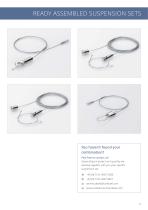 Catalogue lighting industry: cable holder / suspension systems - 13