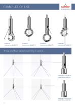 Catalogue lighting industry: cable holder / suspension systems - 14