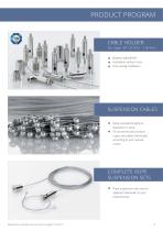 Catalogue lighting industry: cable holder / suspension systems - 3