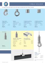 Catalogue lighting industry: cable holder / suspension systems - 5