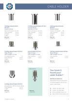 Catalogue lighting industry: cable holder / suspension systems - 7