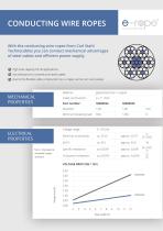 e-rope / conducting wire ropes - 2