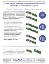 LC2000 Series Transient Tolerant Precision Resistor Networks - Custom and Standard - 1