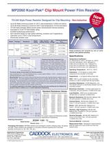 MP2060 TO-220 Kool-Pak® Clip Mount Power Film Resistor - 1