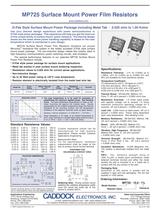 MP725 Surface Mount Power Film Resistors - 1