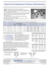 Type CC Low Resistance Precision Chip Resistors - 1