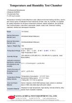 climatic test cabinet / humidity and temperature / temperature / alternating TH-1000-E