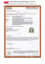 SGS Certificate - 1