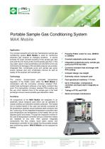 Portable Sample Gas Conditioning System MAK Mobile - 1