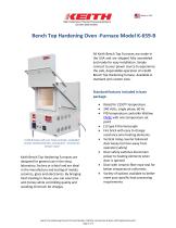 Bench top Hardening Ovens - Furnace Model K-659-B - 1