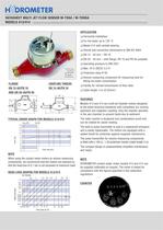 Multi Jet Flow Sensor M-TXKA/M-THXKA - 1