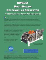 SWECO® MULTI-MOTION RECTANGULAR ECTANGULAR SEPARATOR - 1